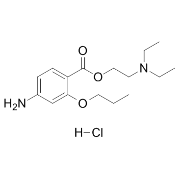 Propoxycaine hydrochloride  Chemical Structure