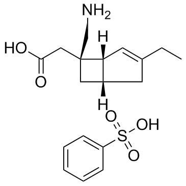 Mirogabalin besylate (DS 5565 besylate) Chemische Struktur