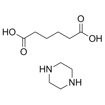 Piperazine adipate 化学構造