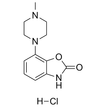 Pardoprunox hydrochloride (SLV-308 hydrochloride)  Chemical Structure