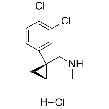 Amitifadine hydrochloride (DOV-21947 hydrochloride) التركيب الكيميائي