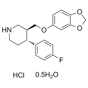 Paroxetine hydrochloride hemihydrate (BRL29060 hydrochloride hemihydrate) التركيب الكيميائي