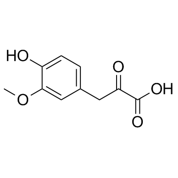 Vanilpyruvic acid (Vanylpyruvic acid) Chemische Struktur