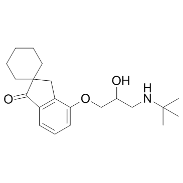 Spirendolol (Li 32-468) Chemische Struktur