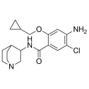 Pancopride (LAS 30451) 化学構造