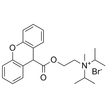 Propantheline bromide 化学構造