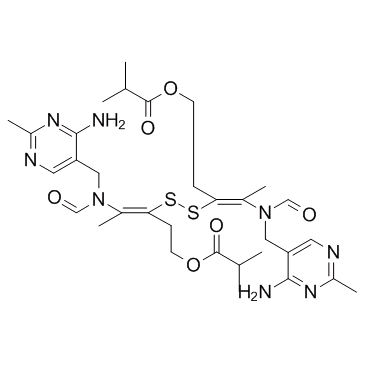 Sulbutiamine (Bisibuthiamine) Chemische Struktur