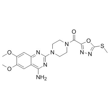 Tiodazosin (BL-5111) 化学構造