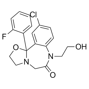 Flutazolam (MS 4101) 化学構造