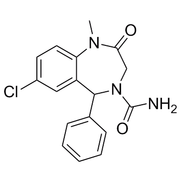 Carburazepam (RGH 3331) Chemische Struktur