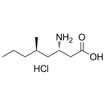 β-Amino Acid Imagabalin Hydrochloride (PD-0332334)  Chemical Structure