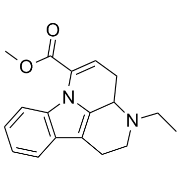 Vinconate (Chanodesethylapovincamine) 化学構造