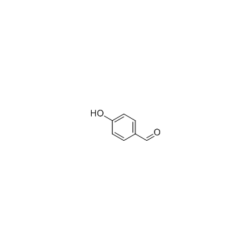 p-Hydroxybenzaldehyde Chemische Struktur