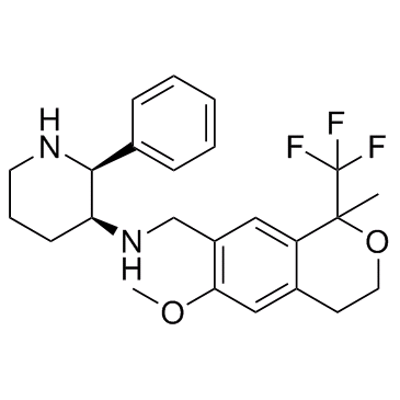 Piperidinylaminomethyl Trifluoromethyl Cyclic Ether Compound 1 Chemical Structure