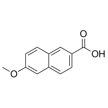 6-Methoxy-2-naphthoic acid (Naproxen impurity O)  Chemical Structure