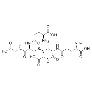 Glutathione oxidized (L-Glutathione oxidized)  Chemical Structure
