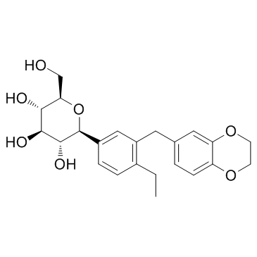 Licogliflozin (LIK066)  Chemical Structure