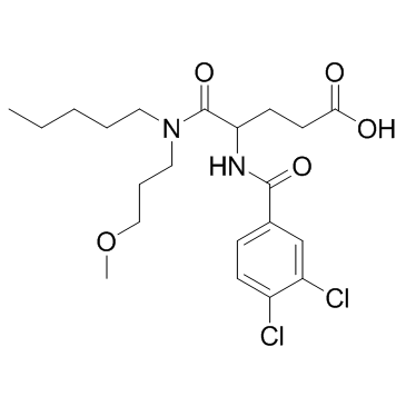 Loxiglumide (CR-1505)  Chemical Structure