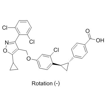 (-)-PX20606 trans isomer ((-)-PX-102 trans isomer) Chemische Struktur
