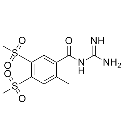 Rimeporide (EMD-87580) 化学構造