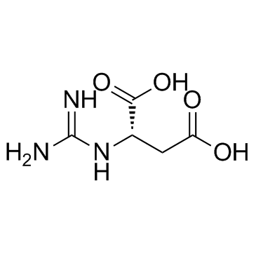 Guanidinosuccinic acid 化学構造