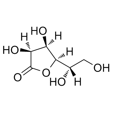 L-Gulono-1,4-lactone 化学構造