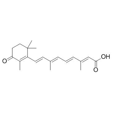 all-trans-4-Oxoretinoic acid (all-trans 4-Keto Retinoic Acid) 化学構造