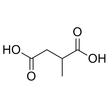 2-Methylsuccinic acid 化学構造