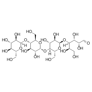 Maltotetraose (Amylotetraose) Chemische Struktur