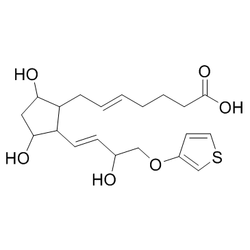 Tiaprost (Iliren) 化学構造