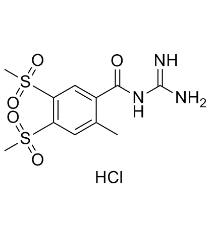 Rimeporide hydrochloride (EMD-87580 hydrochloride)  Chemical Structure