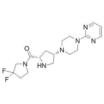 Gosogliptin (PF-00734200)  Chemical Structure