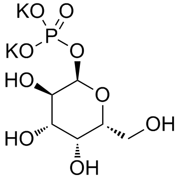 Galactose 1-phosphate Potassium salt 化学構造