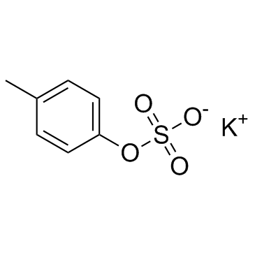 p-Methylphenyl potassium sulfate 化学構造