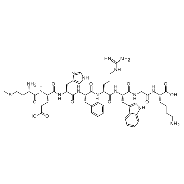 ACTH 4-11 (Adrenocorticotropic Hormone (4-11), human)  Chemical Structure