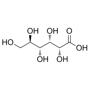 D-Gluconic acid solution 化学構造