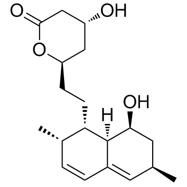 Monacolin J (Antibiotic MB 530A) 化学構造