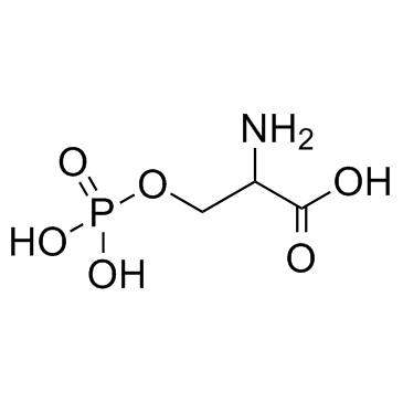 DL-O-Phosphoserine 化学構造