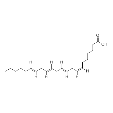 Adrenic Acid (cis-7,10,13,16-Docosatetraenoic acid) Chemical Structure