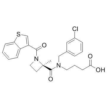 GLPG0974 Chemische Struktur