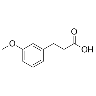 3-(3-Methoxyphenyl)propionic acid التركيب الكيميائي