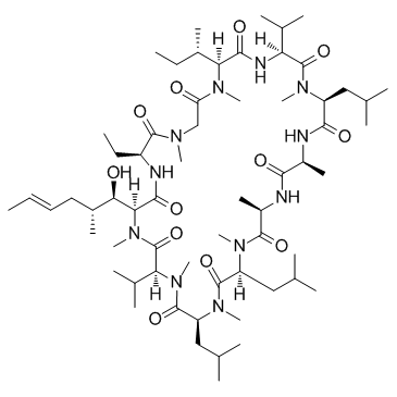NIM811 ((Melle-4)cyclosporin) Chemische Struktur