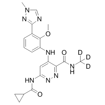 Tyk2-IN-4 (BMS-986165) Chemische Struktur