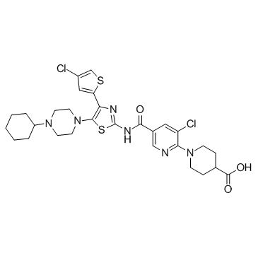 Avatrombopag (AKR-501) Chemische Struktur