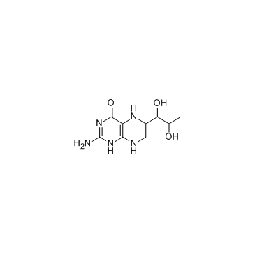 Tetrahydrobiopterin (Sapropterin) Chemische Struktur