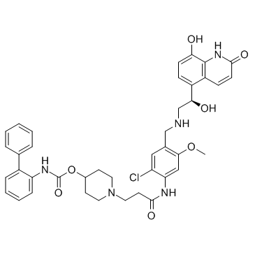 Batefenterol (GSK961081) التركيب الكيميائي