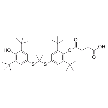 Succinobucol (AGI-1067) Chemische Struktur
