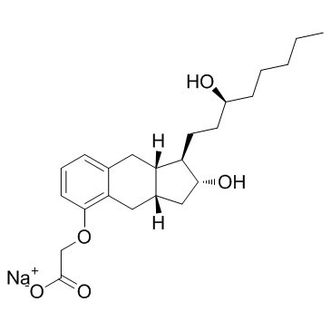 Treprostinil sodium (UT-15)  Chemical Structure