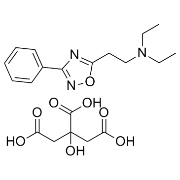 Oxolamine citrate (SKF-9976 citrate) Chemical Structure