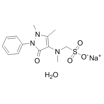 Metamizole sodium hydrate  Chemical Structure